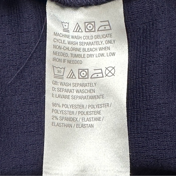 J JASON WU Stretch Purple Black Knit Plaid Hoodie Sweatshirt Top size L - Picture 7 of 12